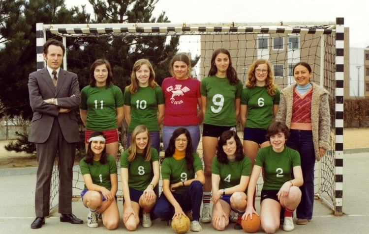 equipe minimes filles 1975